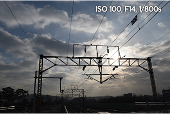 ISO 100, F14, 1/800s 샘플사진