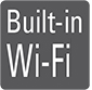 Built-in Wi-Fi