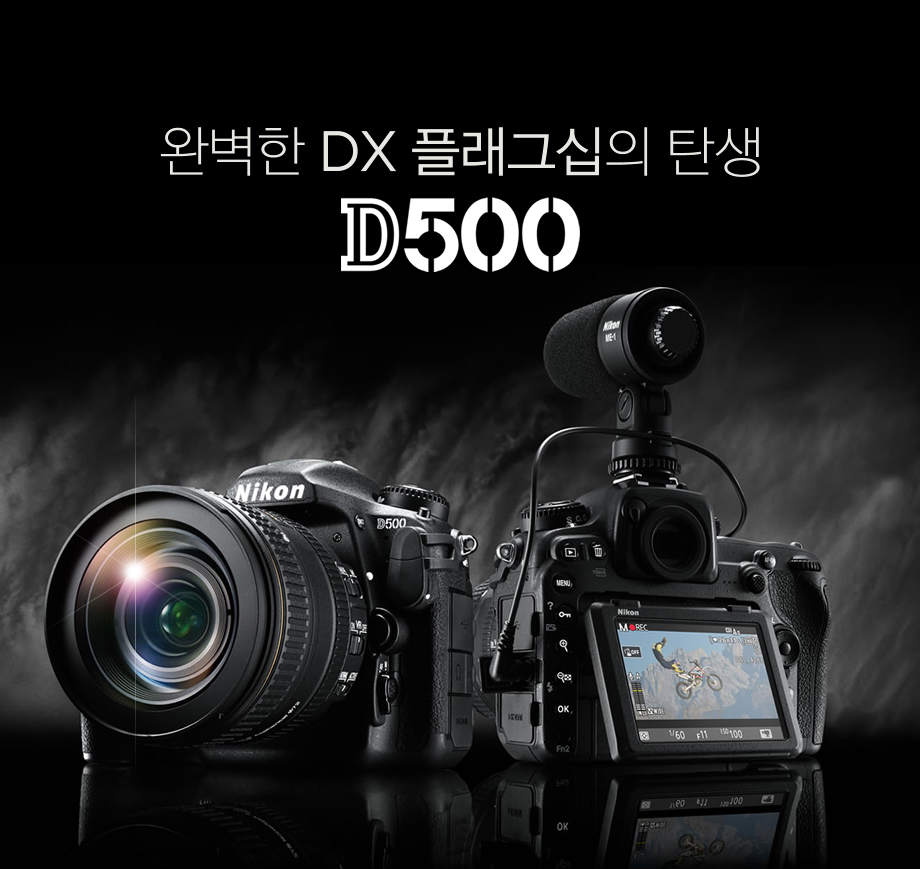 완벽한 DX 플래그십의 탄생 D500